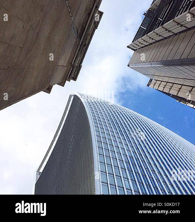 cityscape london capital city walkie talkie building - Smartphone Captured Stock Image