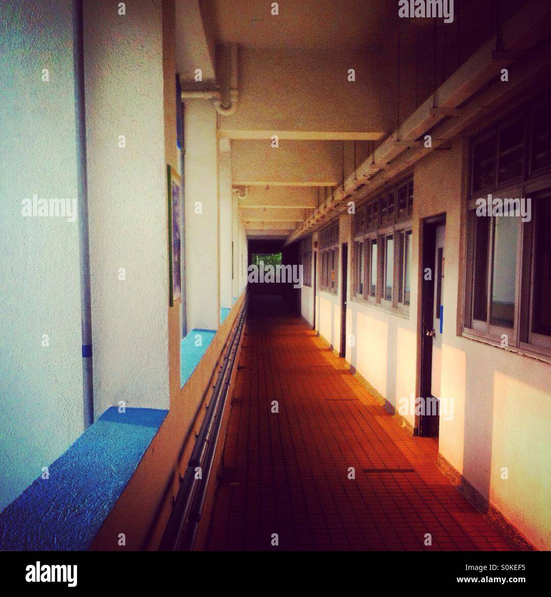Corridor with no end - Smartphone Captured Stock Image