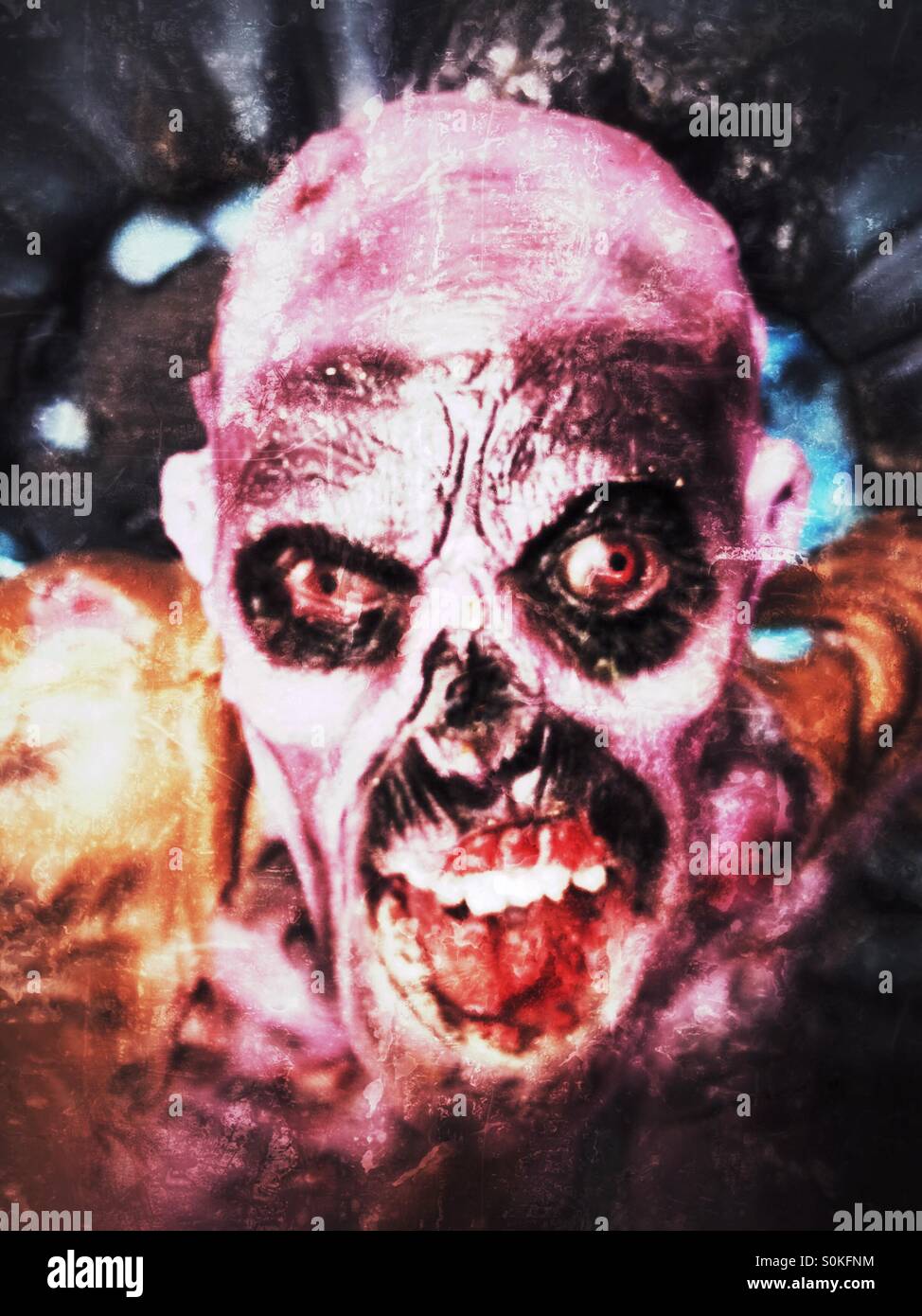 A scary Halloween mask Stock Photo Alamy