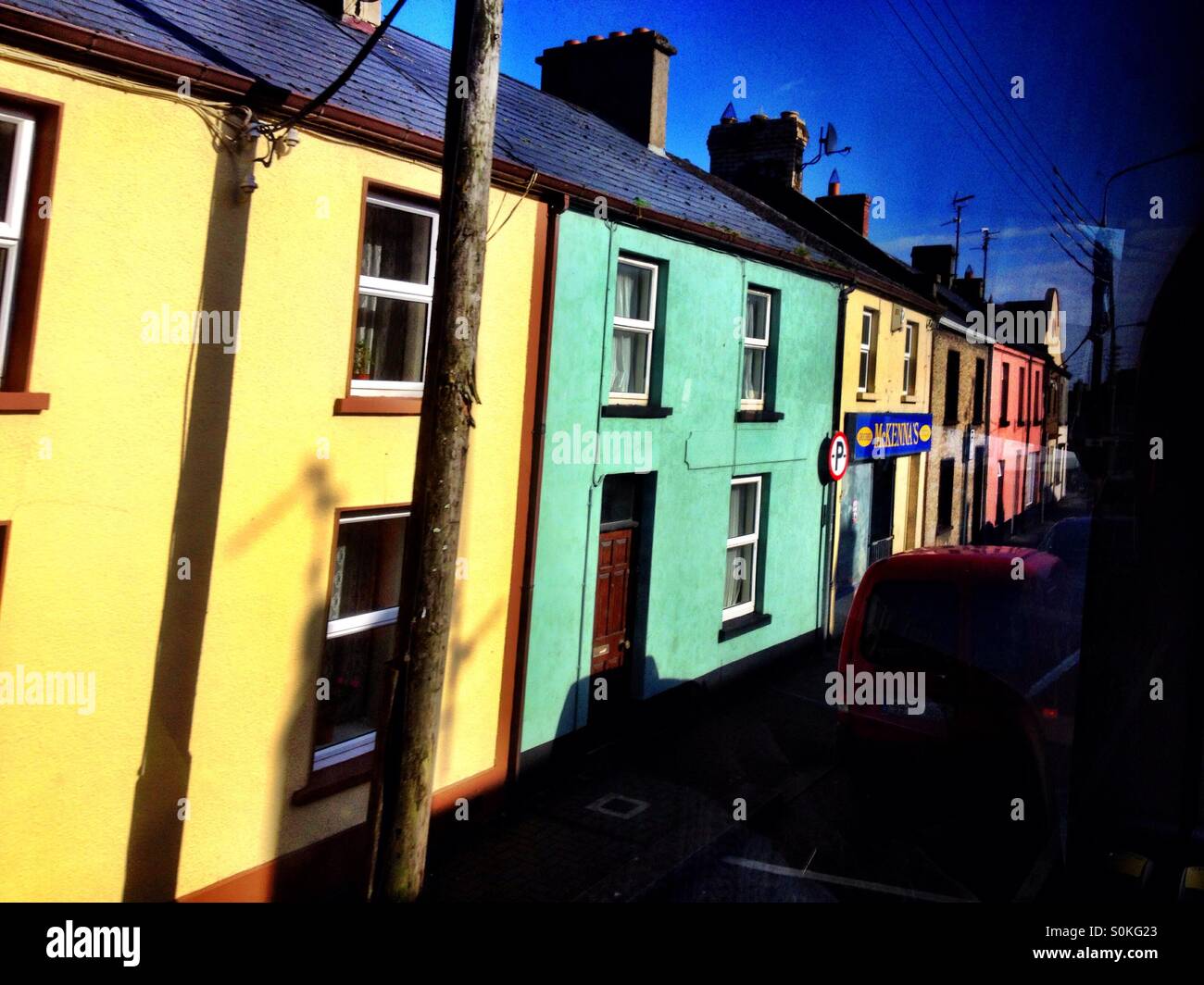 Belturbet Street Ireland Stock Photo