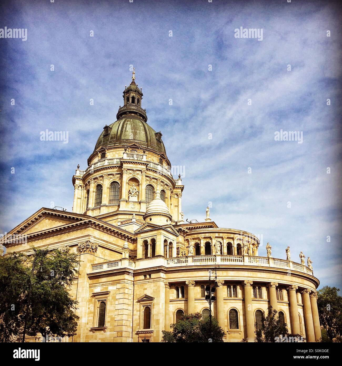 St. Stephen's Basilica, Budapest, Hungary - Smartphone Captured Stock Image