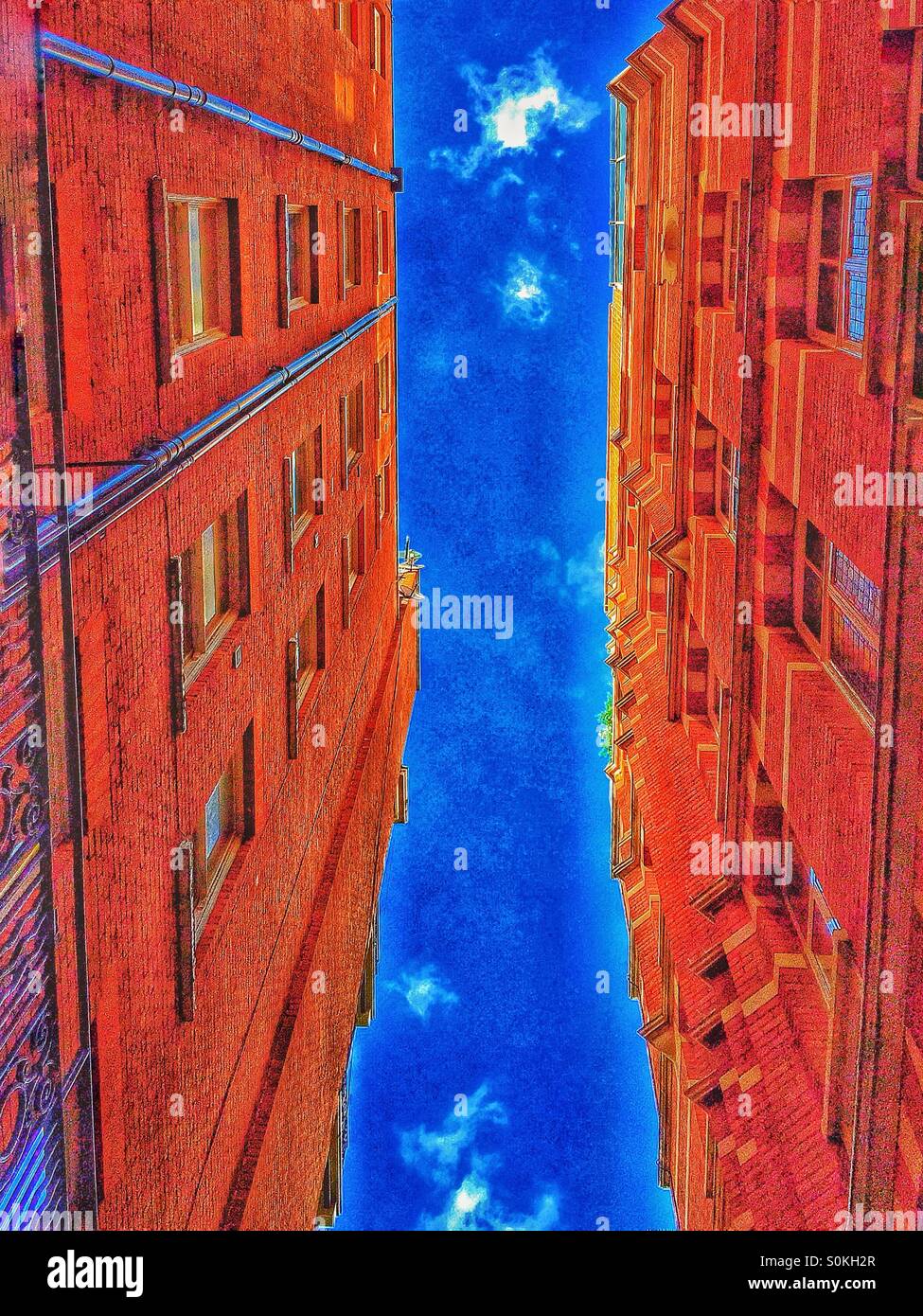 Looking upwards - Smartphone Captured Stock Image