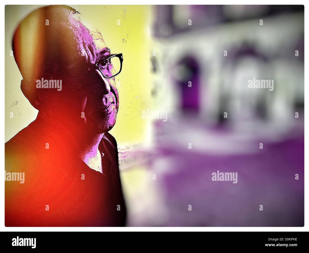 Contemplation - Smartphone Captured Stock Image