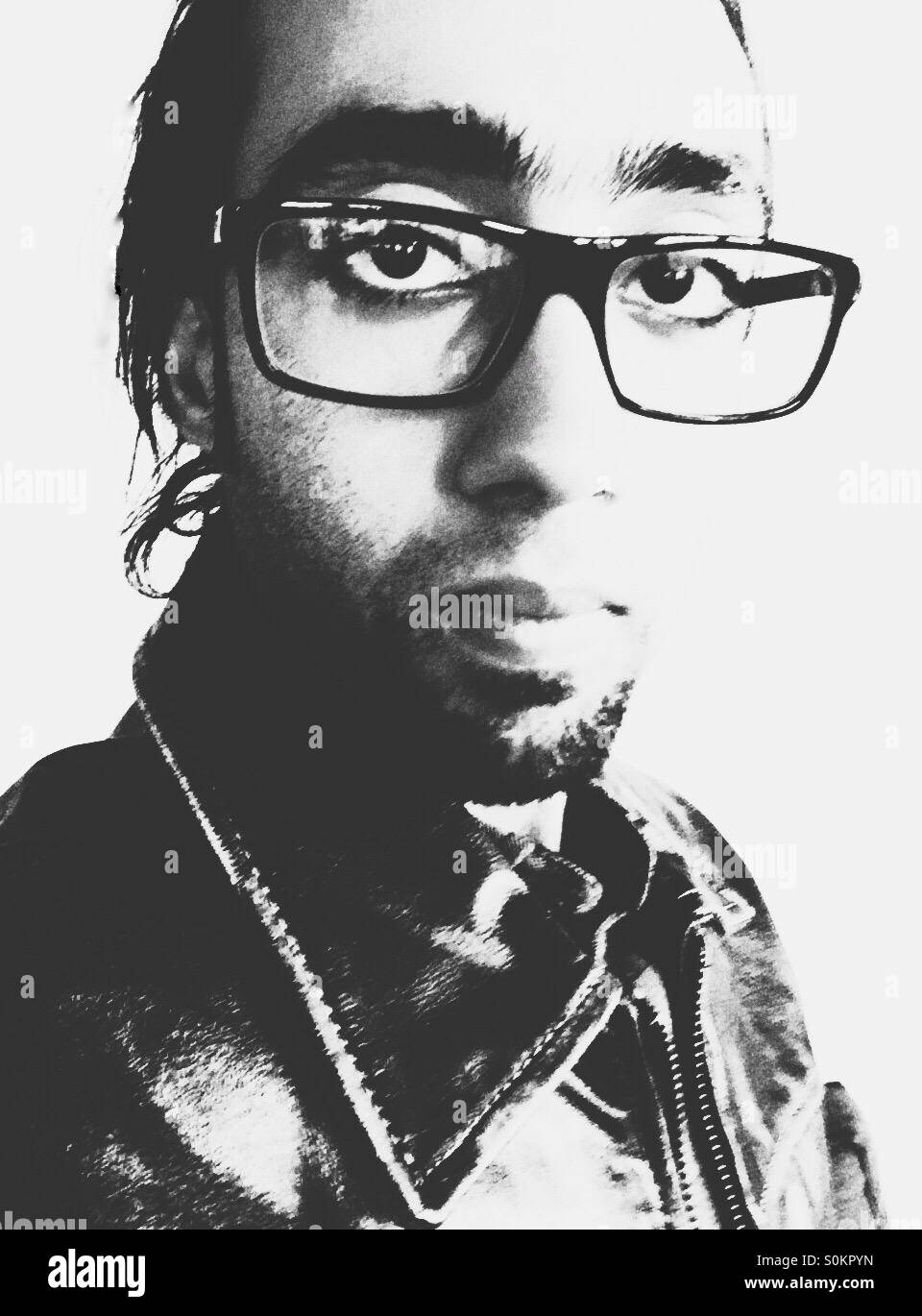 Guy portrait - Smartphone Captured Stock Image