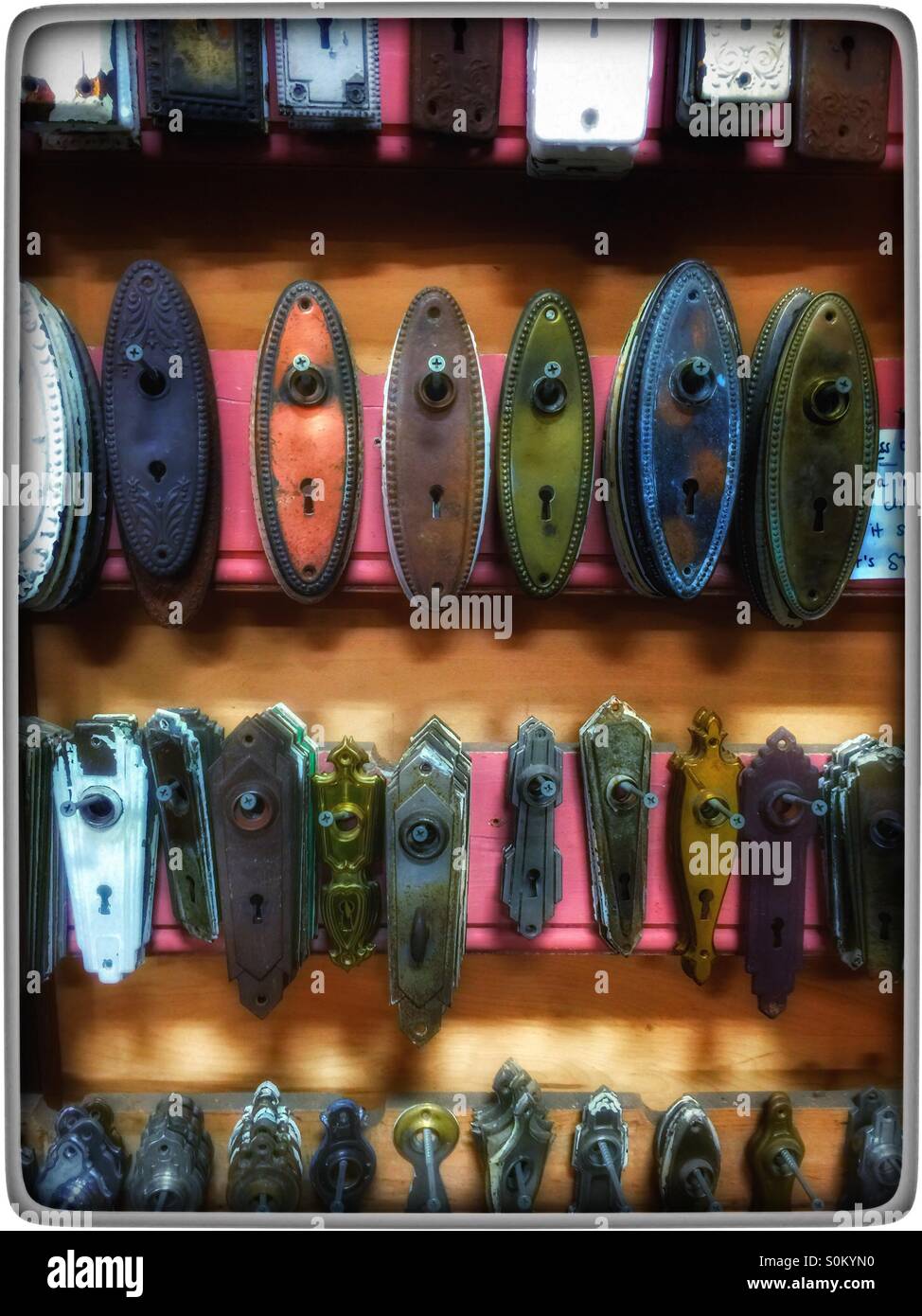 Lock covers - Smartphone Captured Stock Image