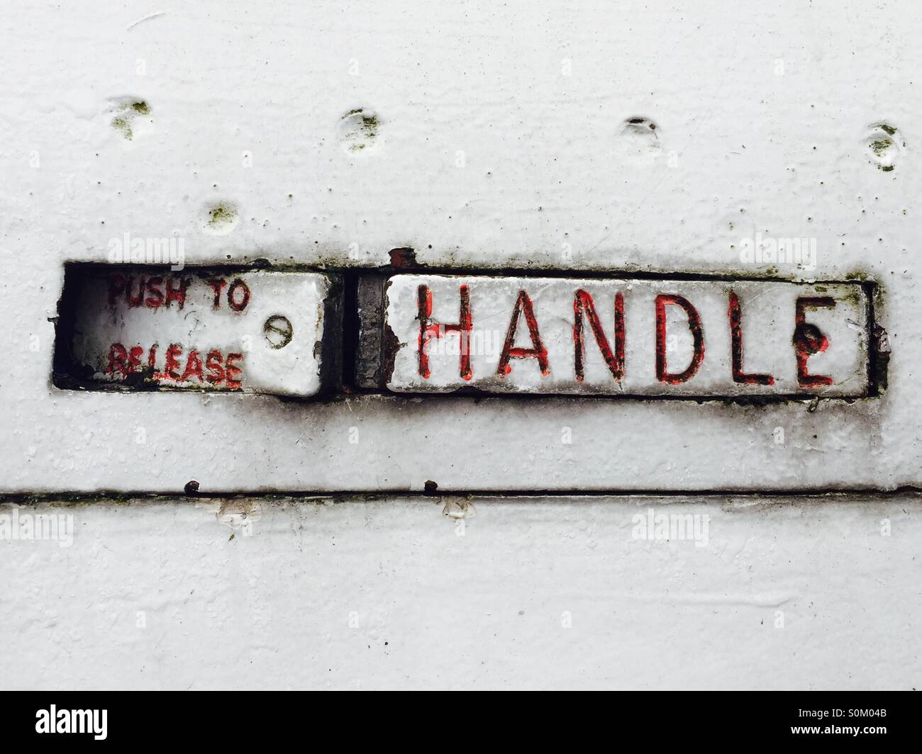 Push to release - Smartphone Captured Stock Image