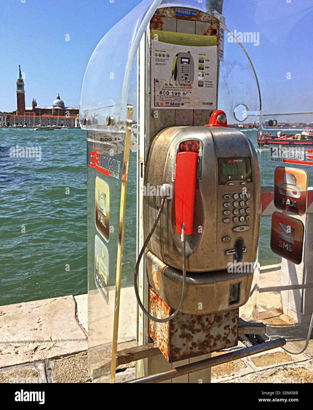 Venice... calling home... - Smartphone Captured Stock Image