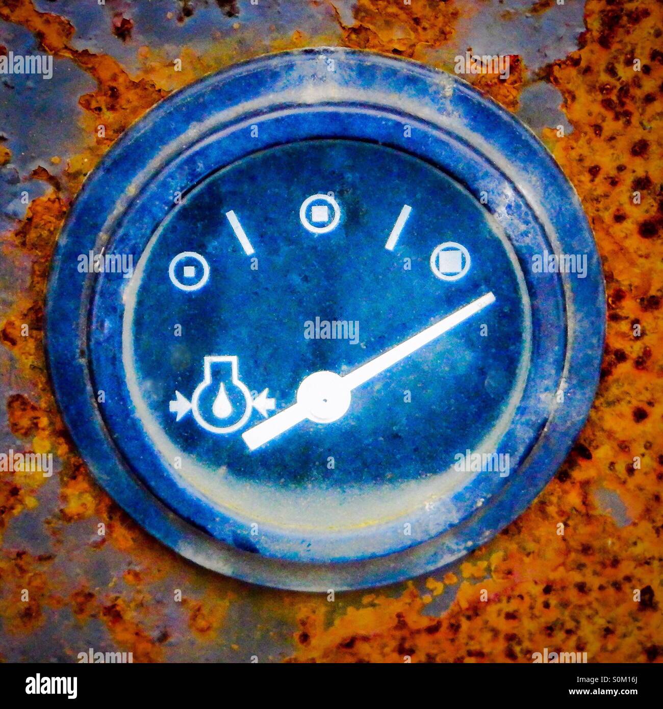 Oil guage - Smartphone Captured Stock Image