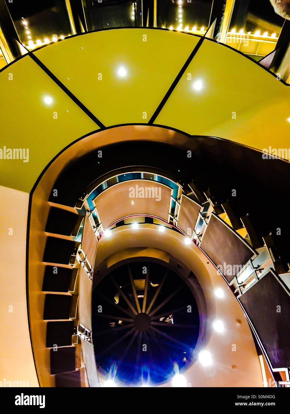 Stairs in a theatre - Smartphone Captured Stock Image