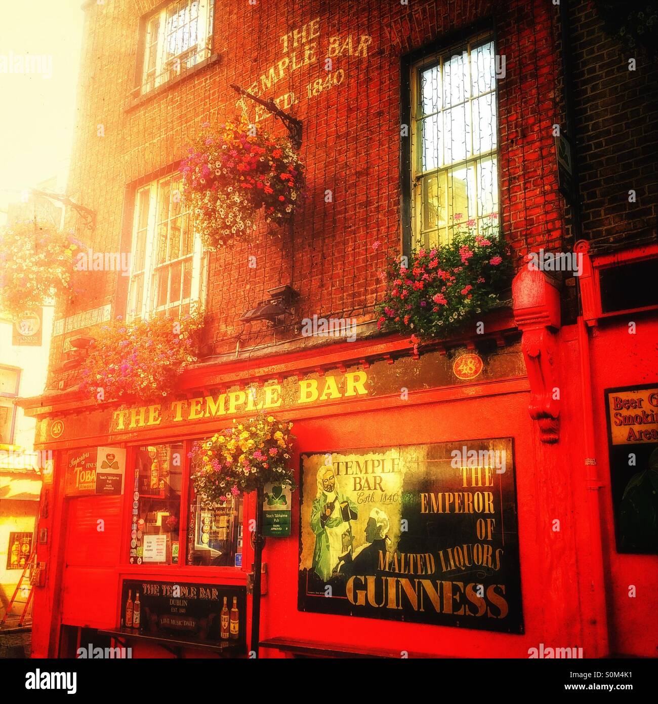 The Temple Bar, Dublin, Ireland - Smartphone Captured Stock Image