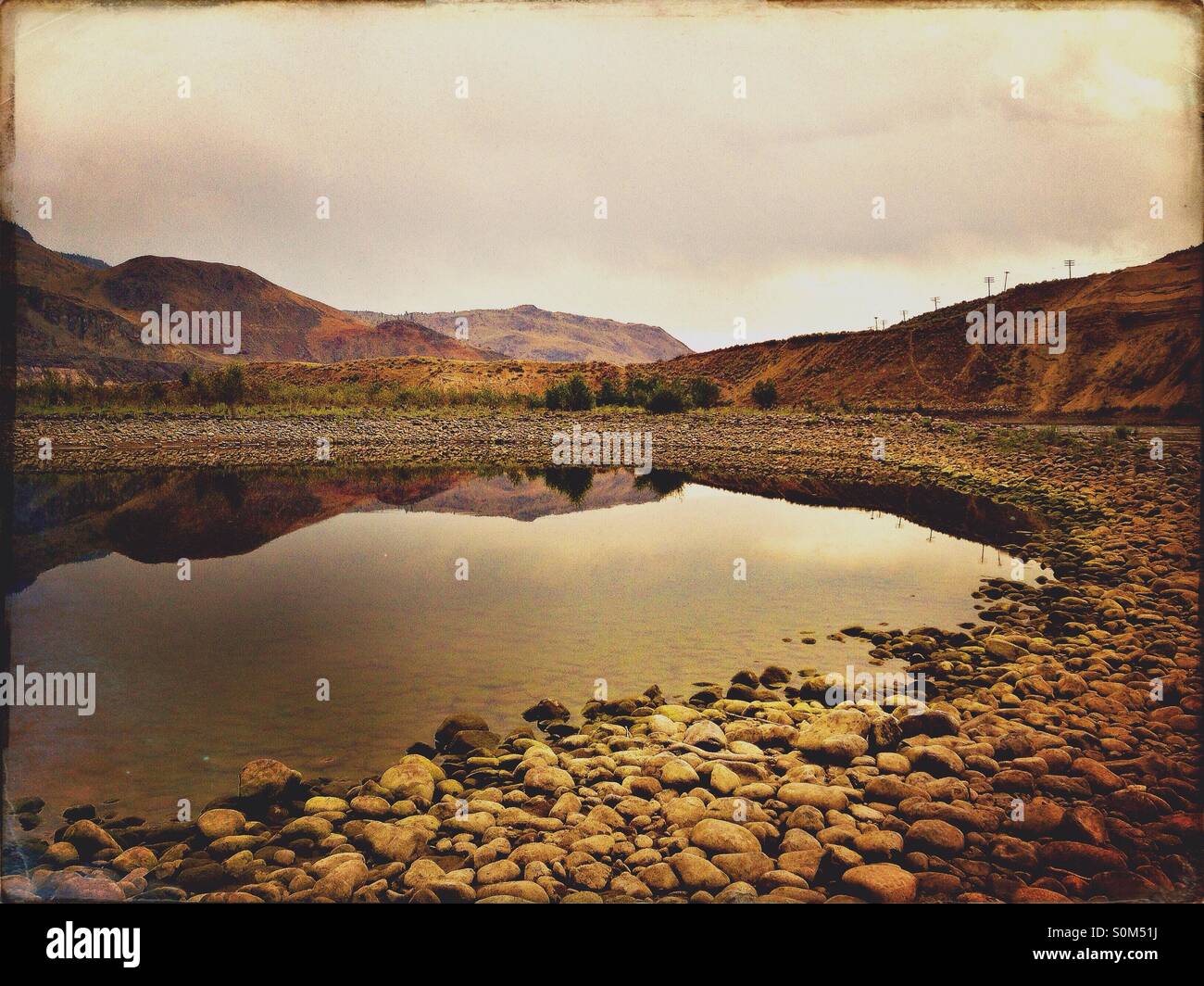 Juniper Creek landscape in British Columbia Canada - Smartphone Captured Stock Image Juniper Creek landscape in British Columbia Canada - Smartphone Captured Stock Image