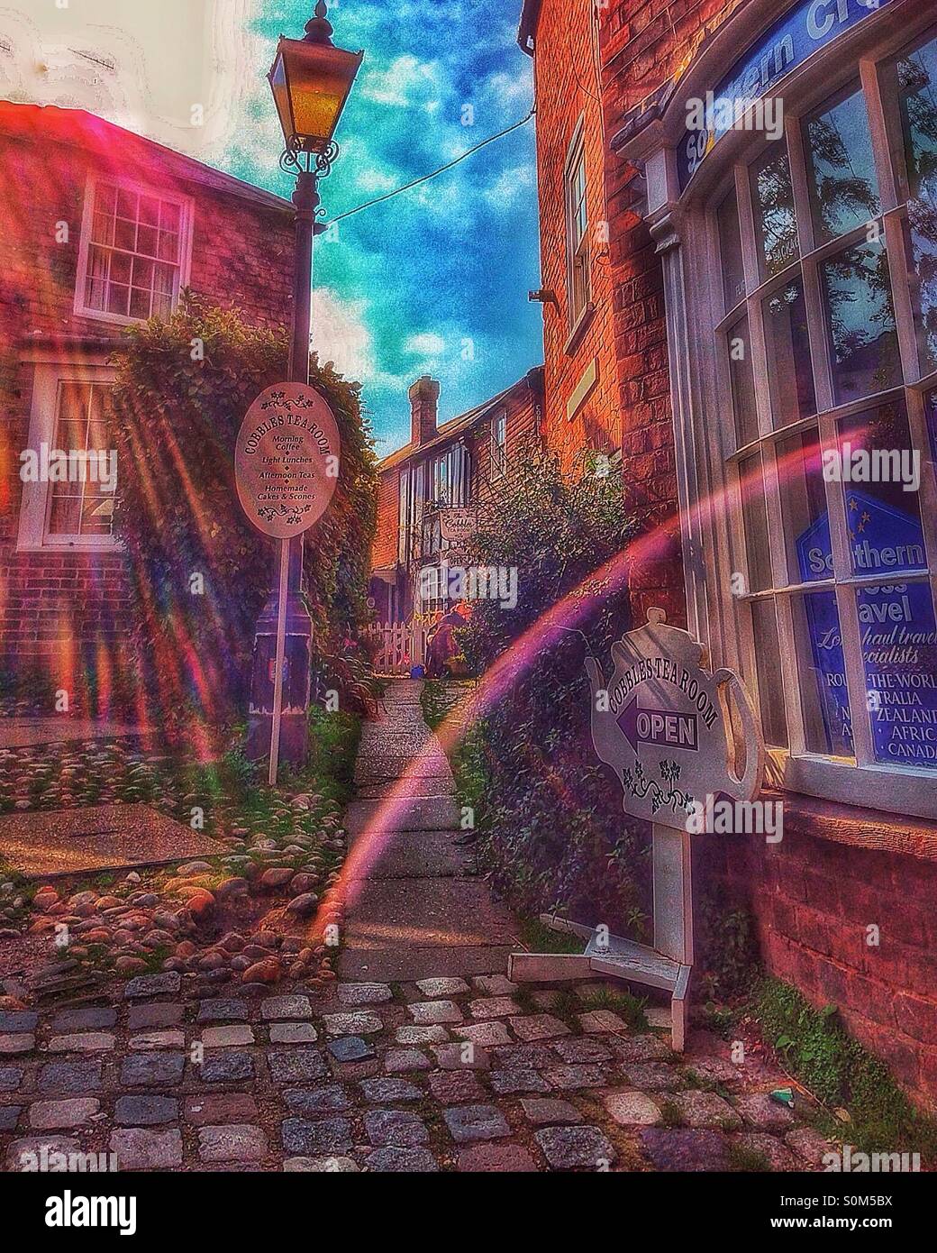 Autumn in Rye, East Sussex. - Smartphone Captured Stock Image