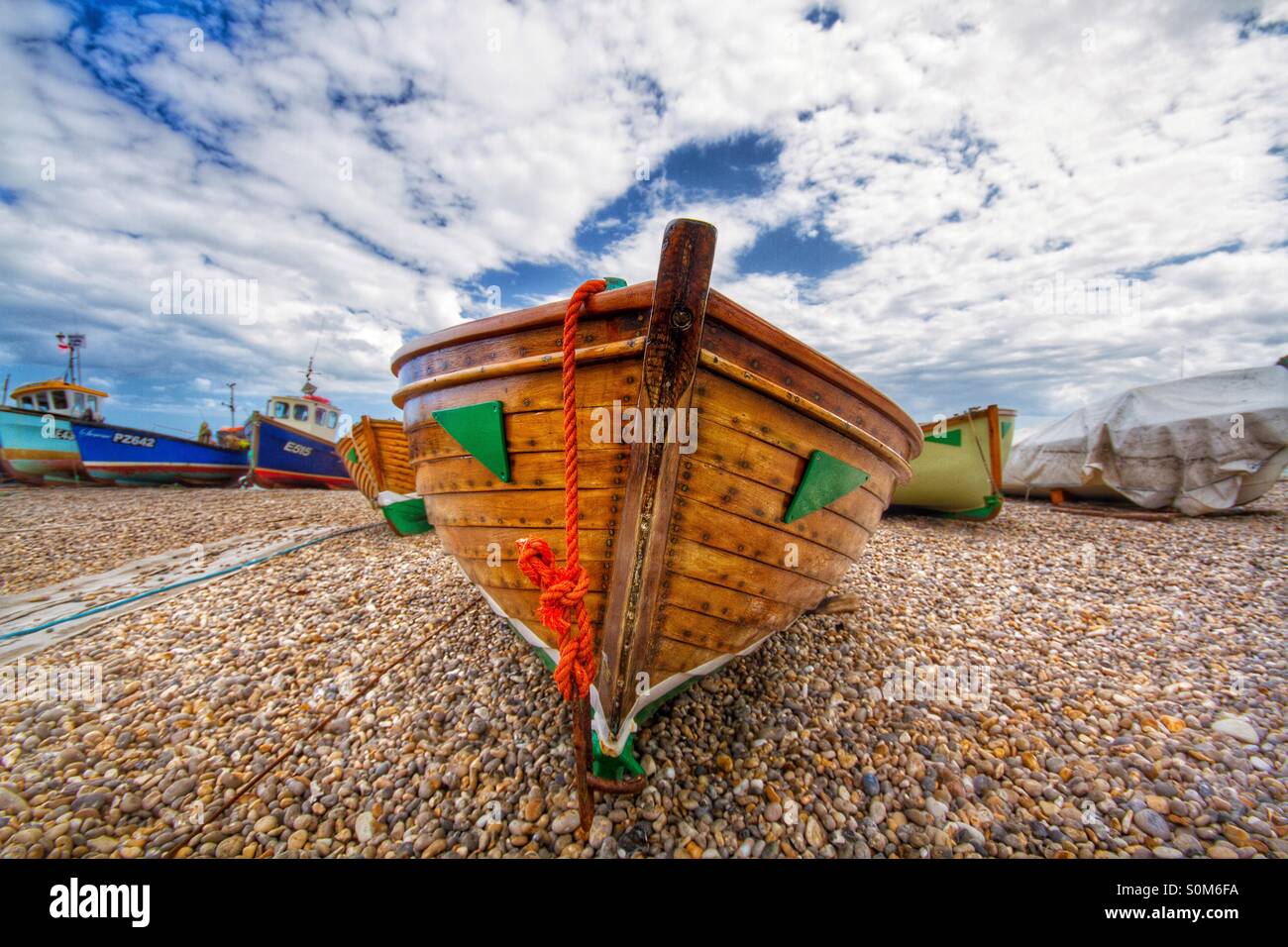Fishing boats on the beach hi-res stock photography and images - Alamy