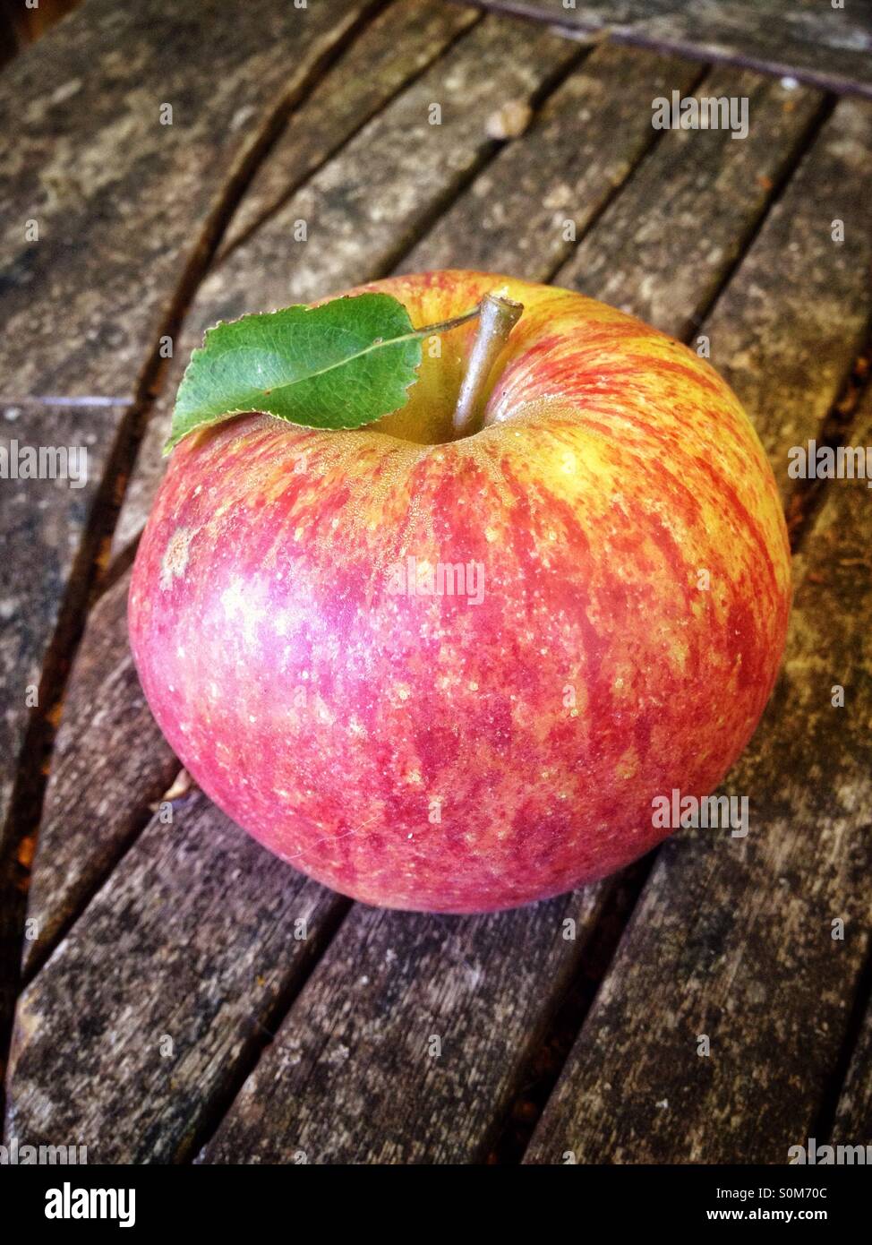 Crunchy apple Stock Photo