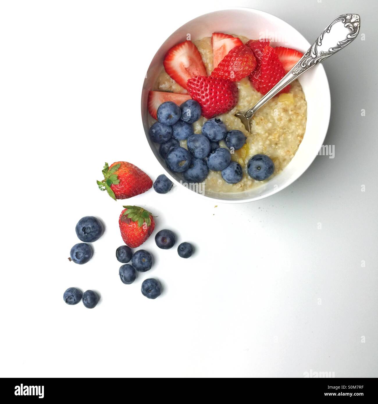 Simple began breakfast - Smartphone Captured Stock Image