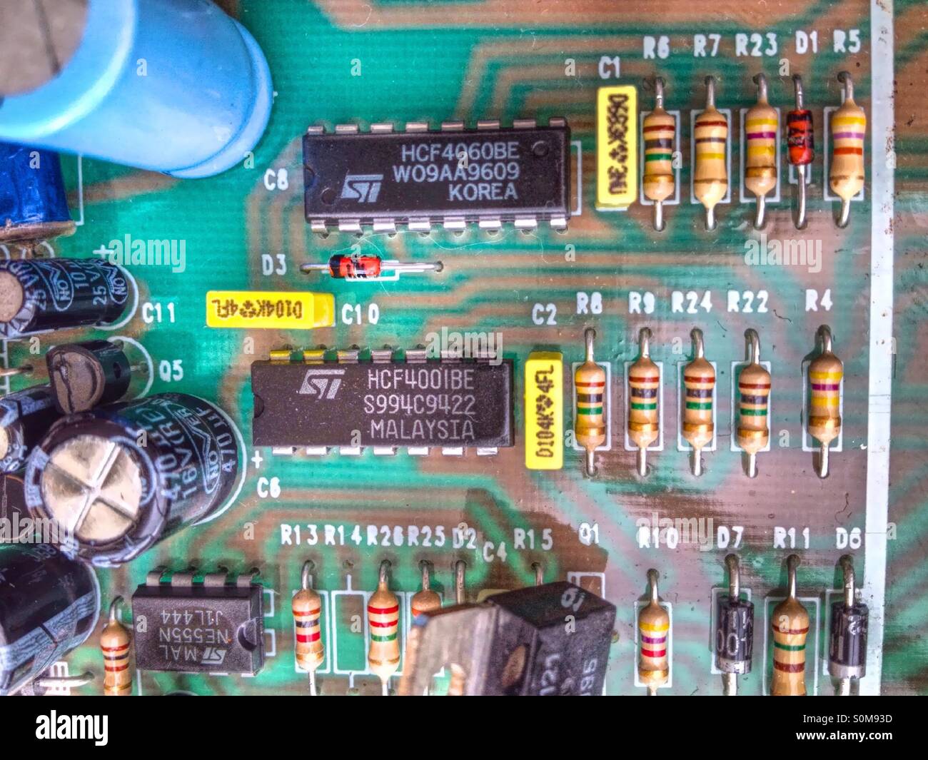 Electronic panel - Smartphone Captured Stock Image