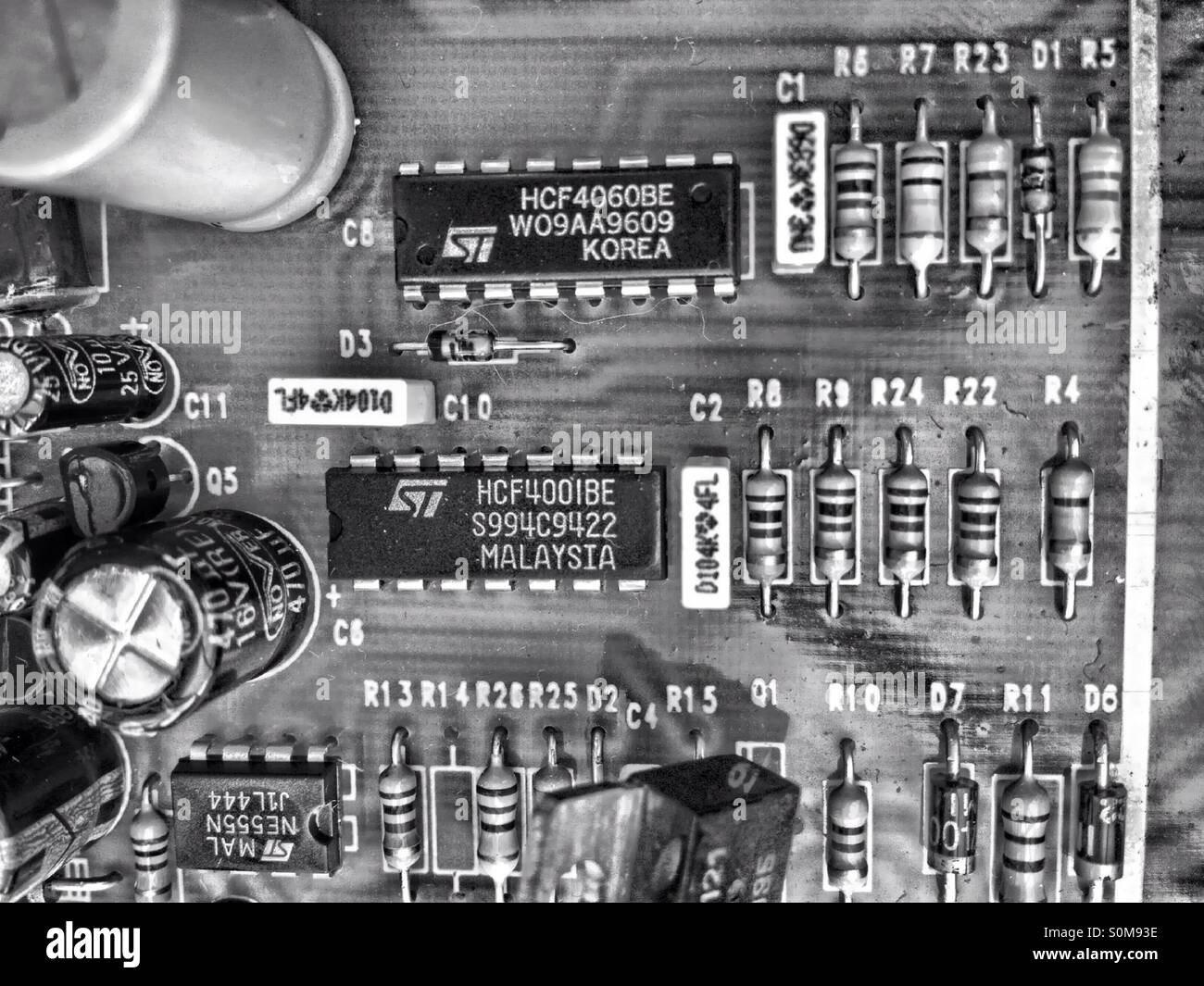 Electronic panel - Smartphone Captured Stock Image