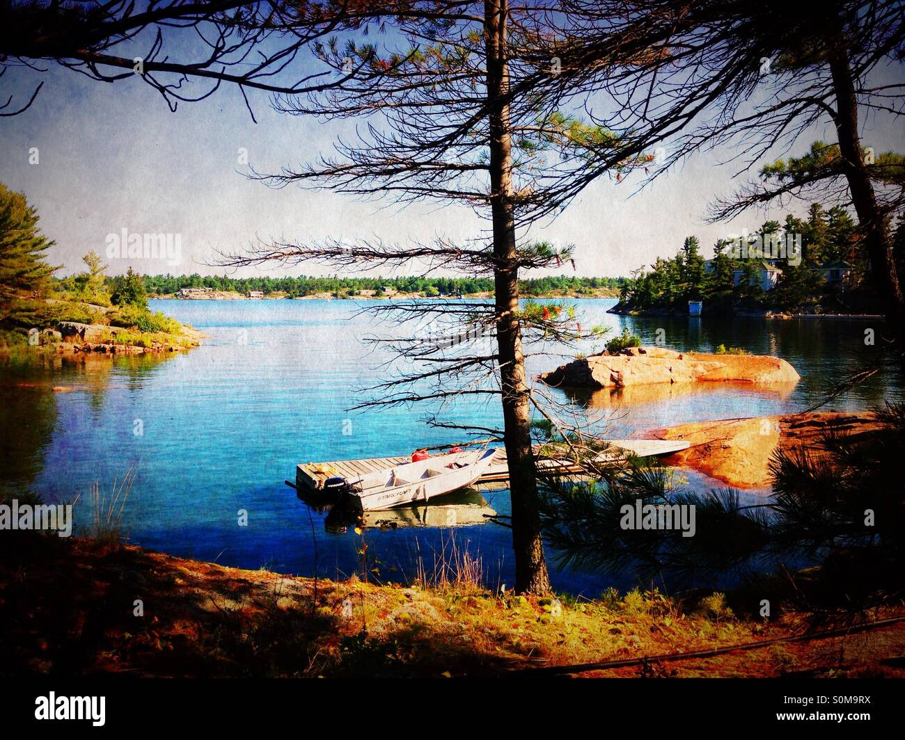 Point au Baril, Bay, Lake Huron, Canada Stock Photo Alamy