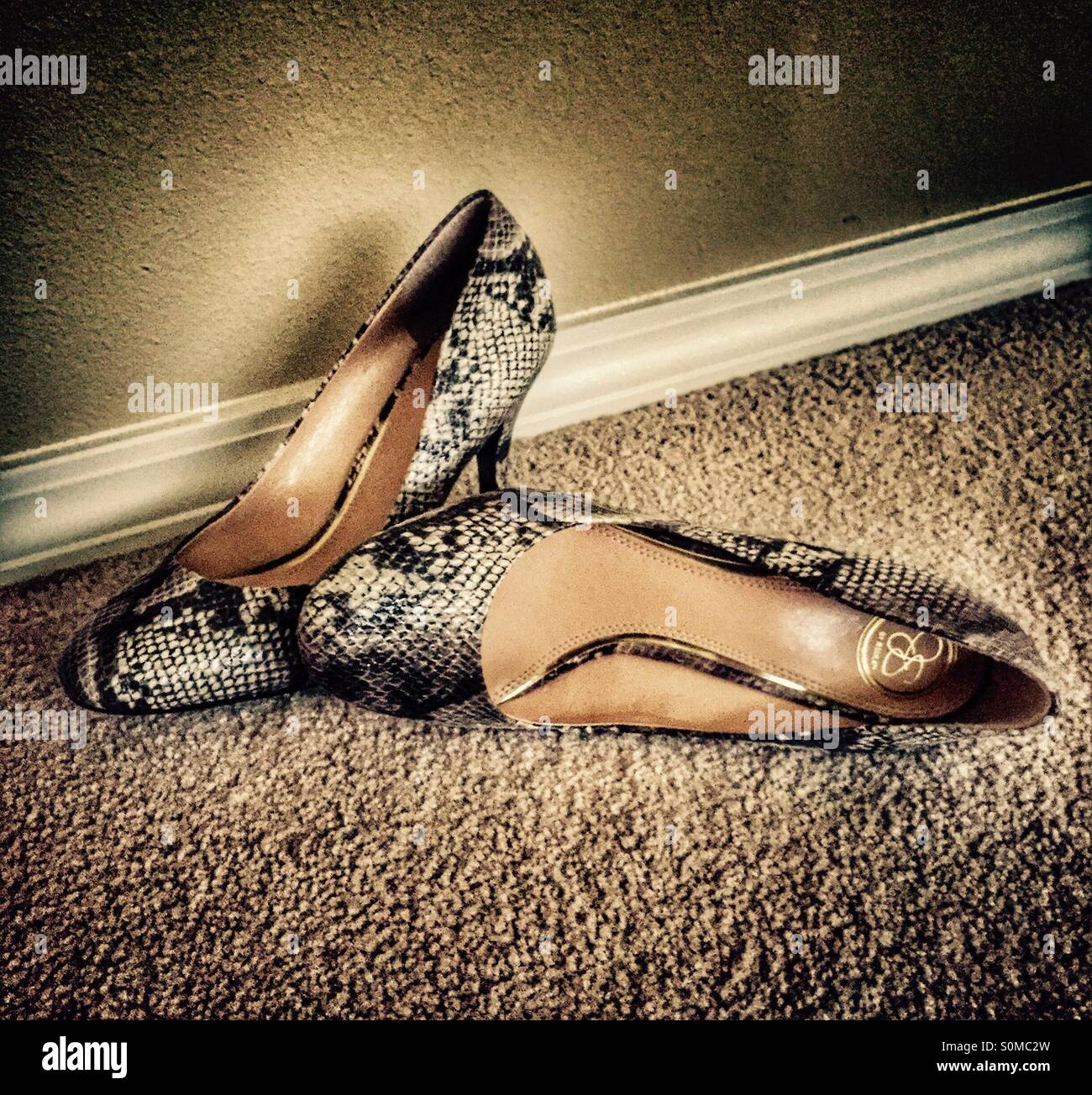 Cheap snakeskin hotsell heels