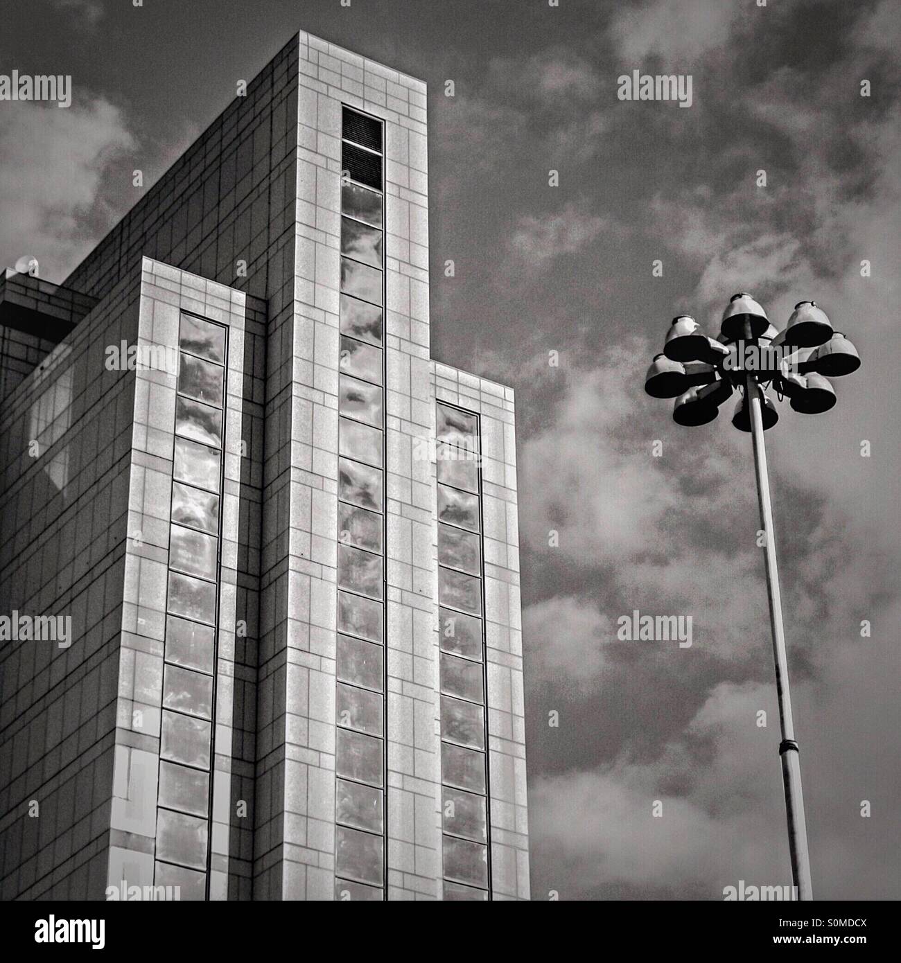 hi contrast modern architecture - Smartphone Captured Stock Image