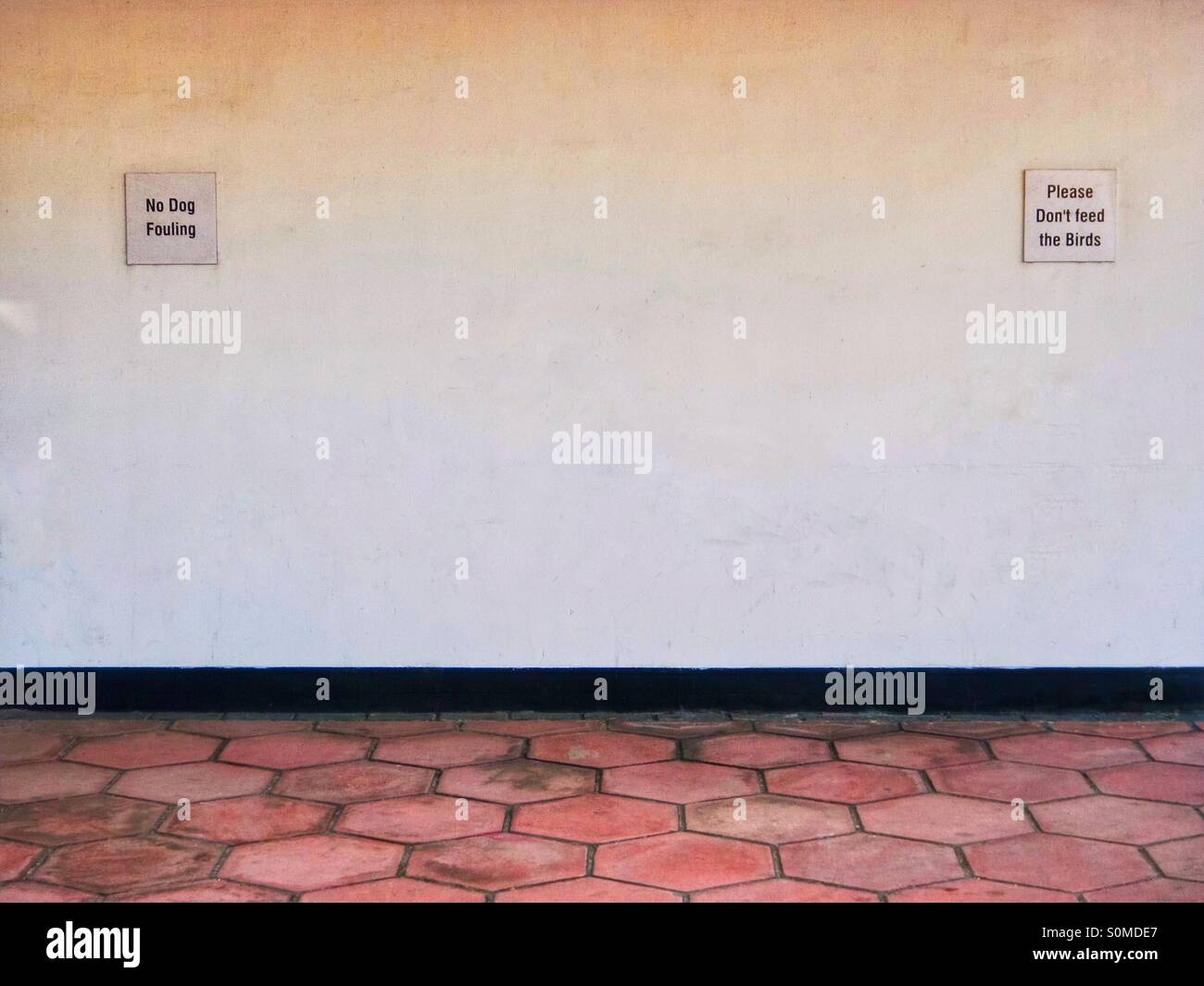 Prohibition sign - Smartphone Captured Stock Image