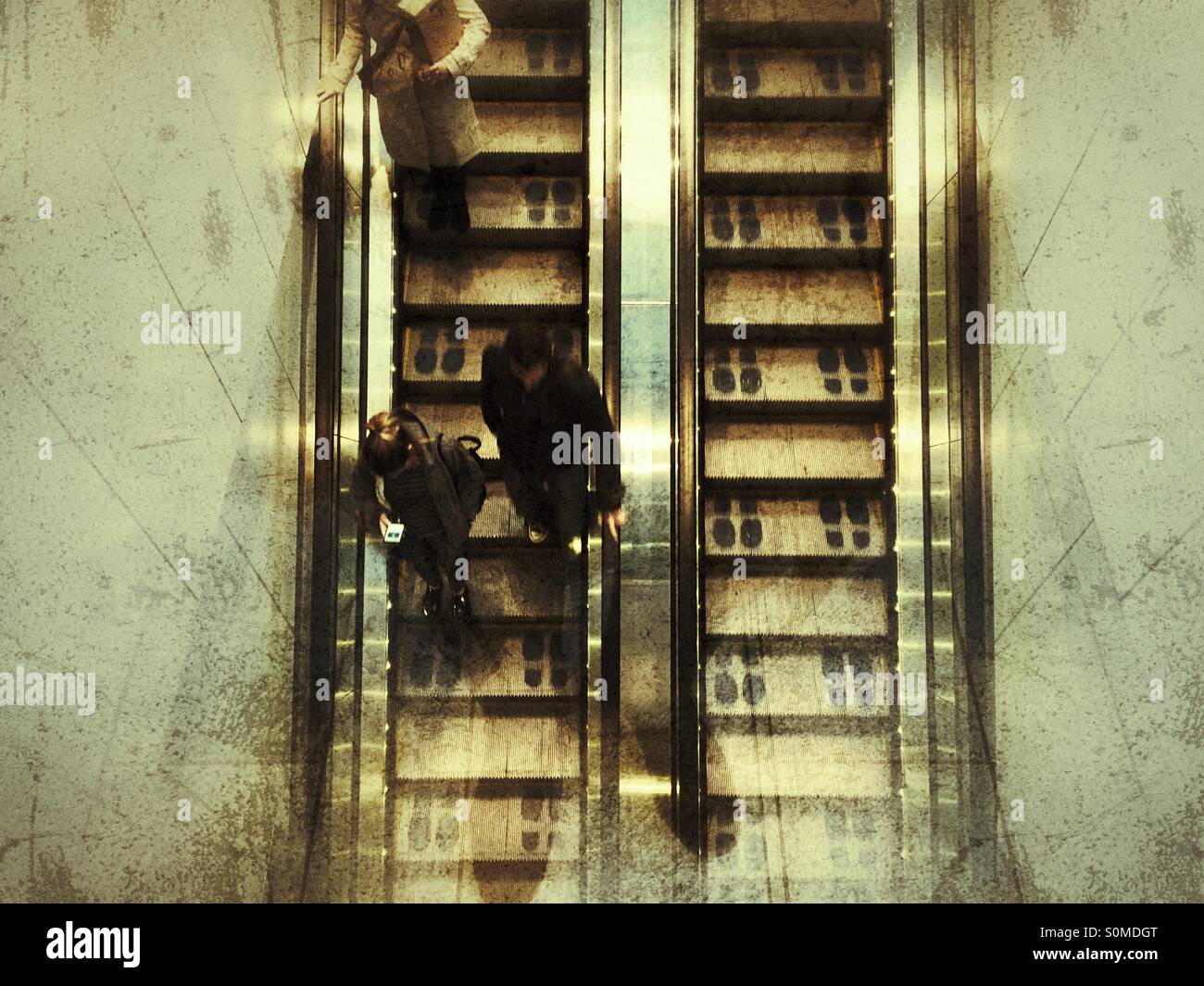 Going down - Smartphone Captured Stock Image