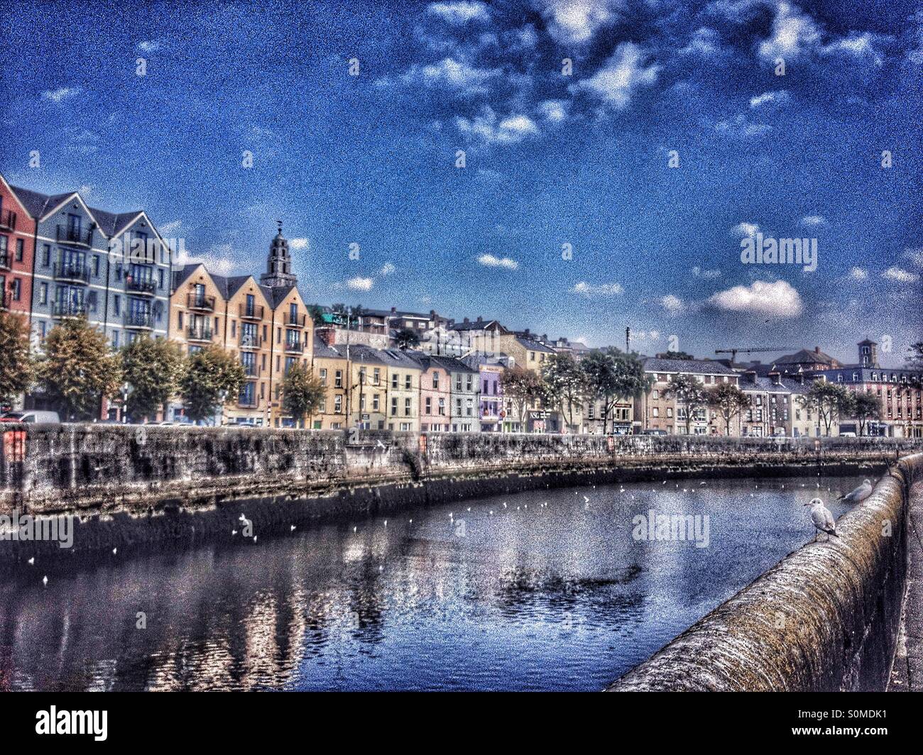 River view cork Ireland Stock Photo Alamy