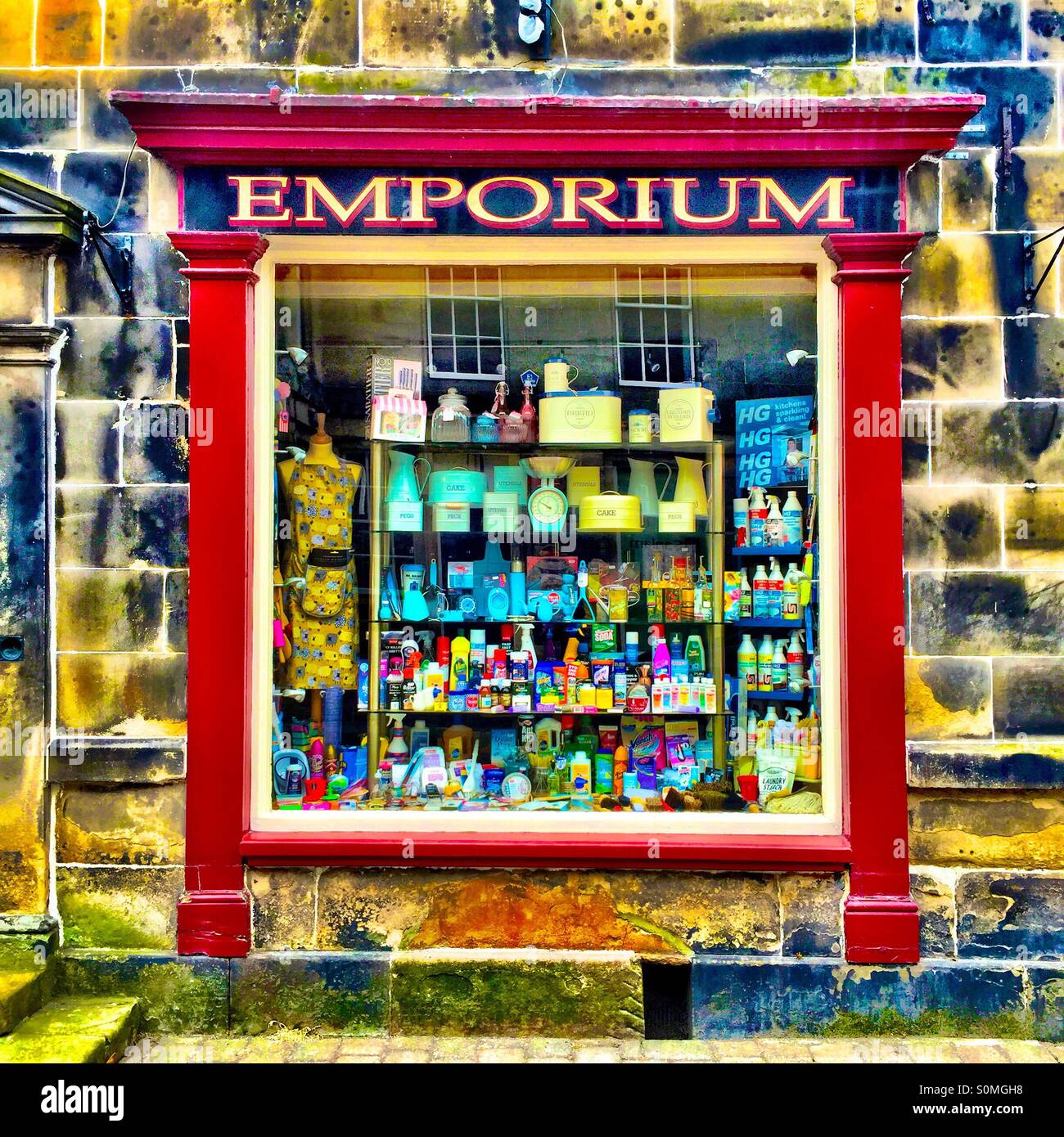 A shop called Emporium Stock Photo