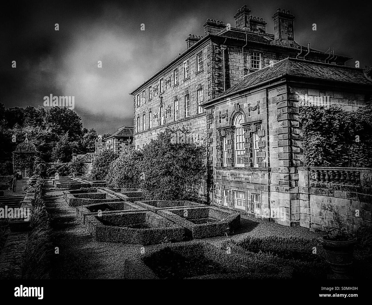 Pollok House, Glasgow, an 18th century mansion - Smartphone Captured Stock Image