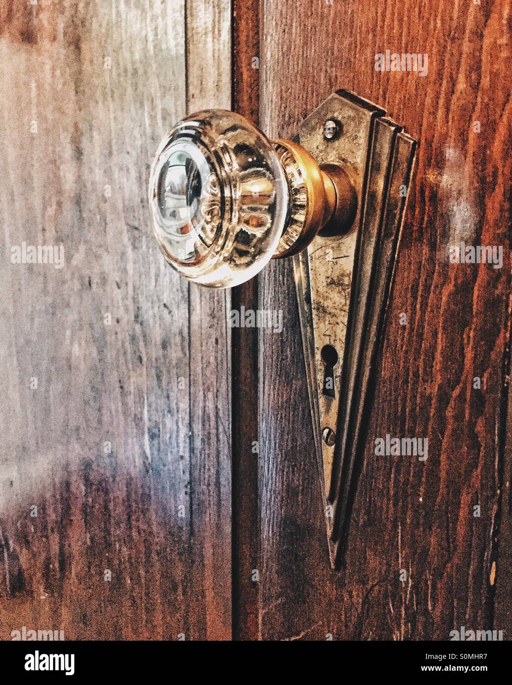 Old door knob Stock Photo