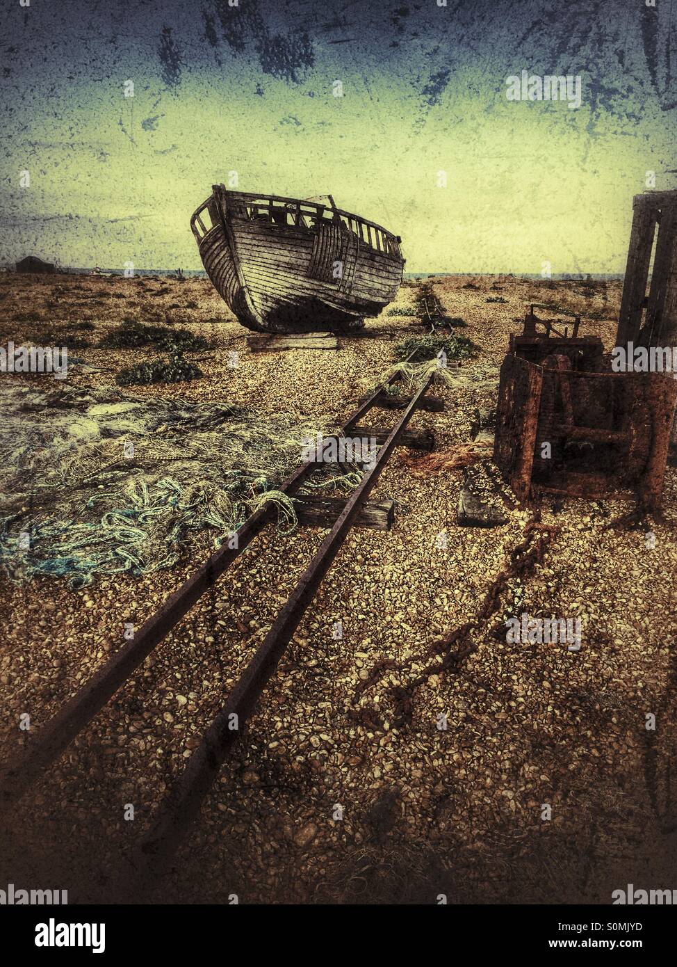 Broken railway track hi-res stock photography and images - Alamy