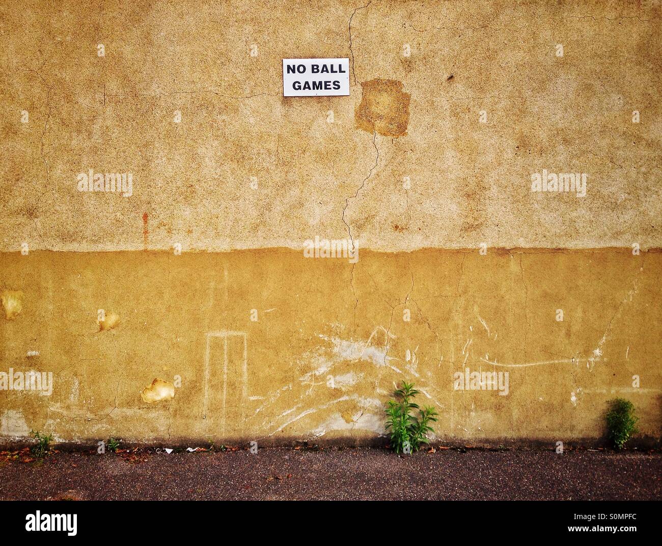 No ball games - Smartphone Captured Stock Image