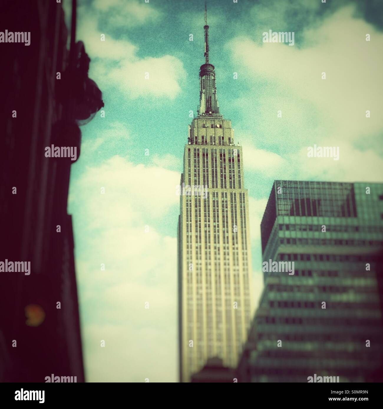 The Empire State Building in New York City United States of America - Smartphone Captured Stock Image