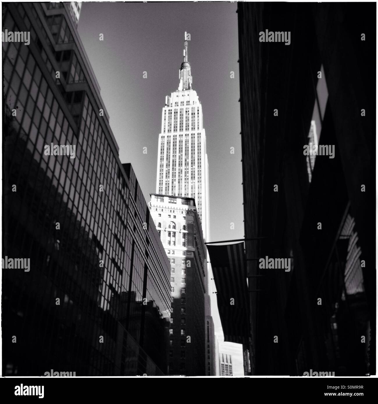 The Empire State Building in New York City United States of America - Smartphone Captured Stock Image