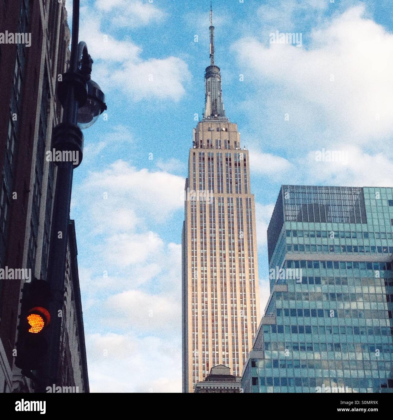 Empire State building New York City United States of America Stock ...