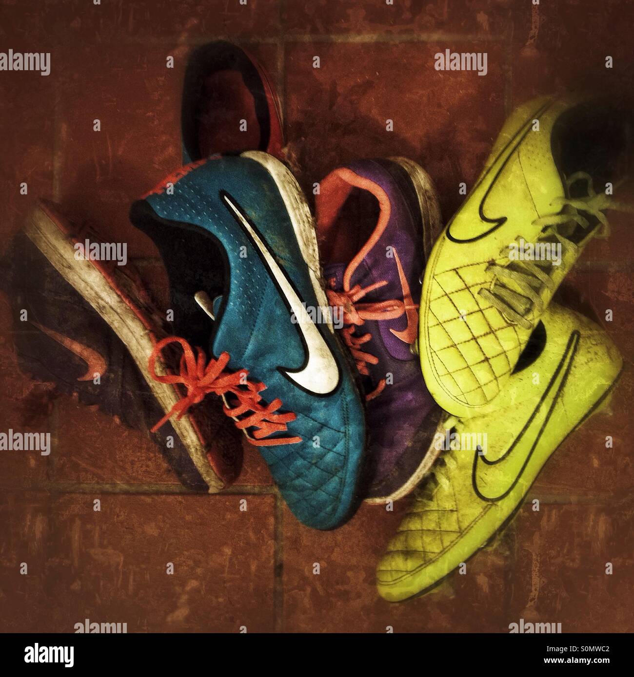 Nike football boots hi-res stock photography and images - Alamy