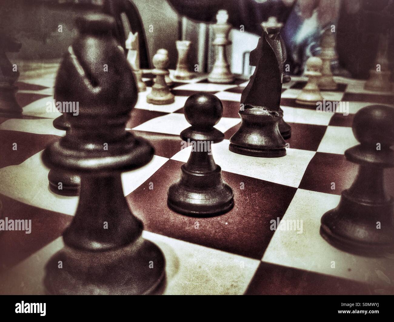 Chess - Smartphone Captured Stock Image