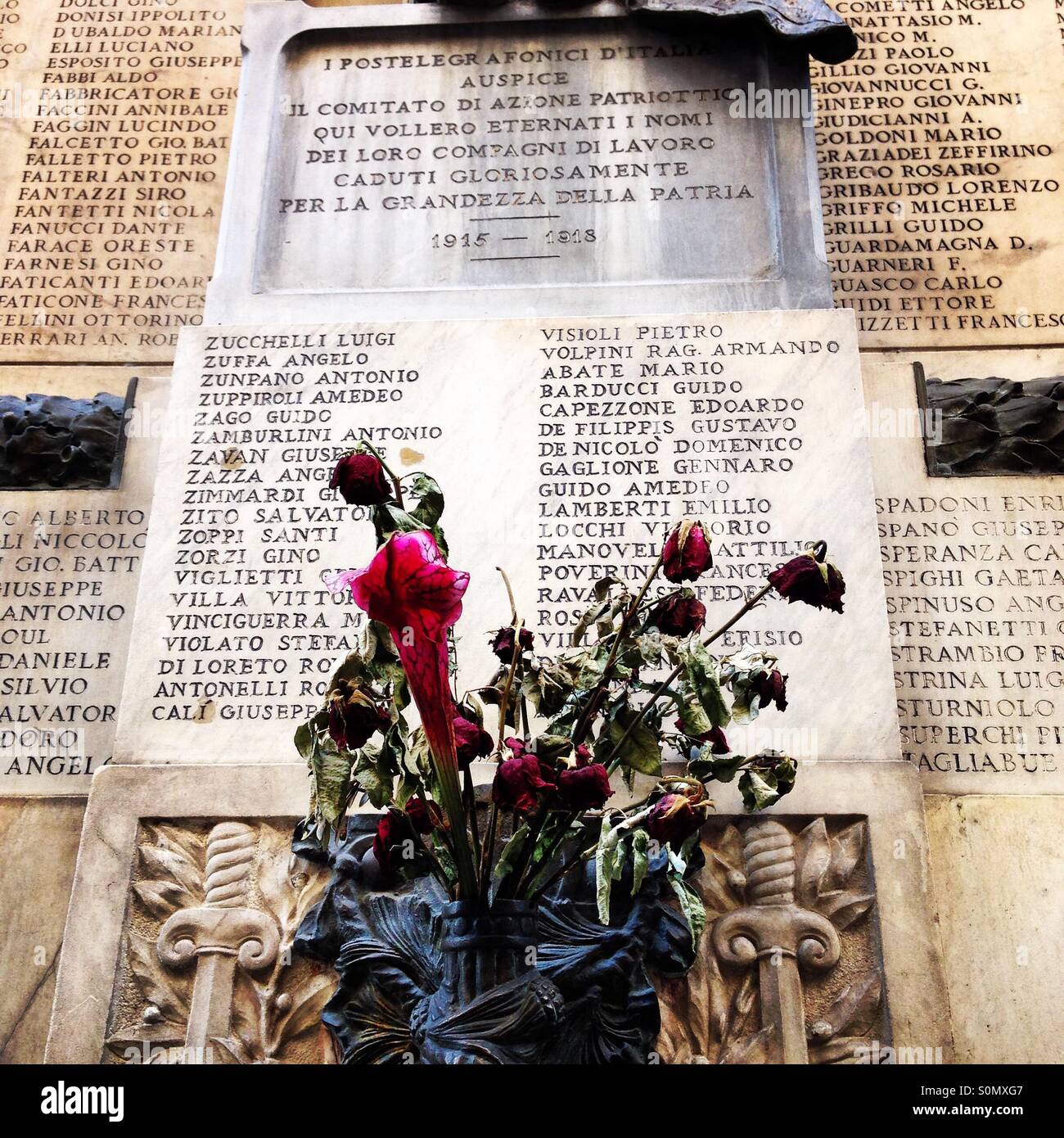 Roman Remembrance - Smartphone Captured Stock Image