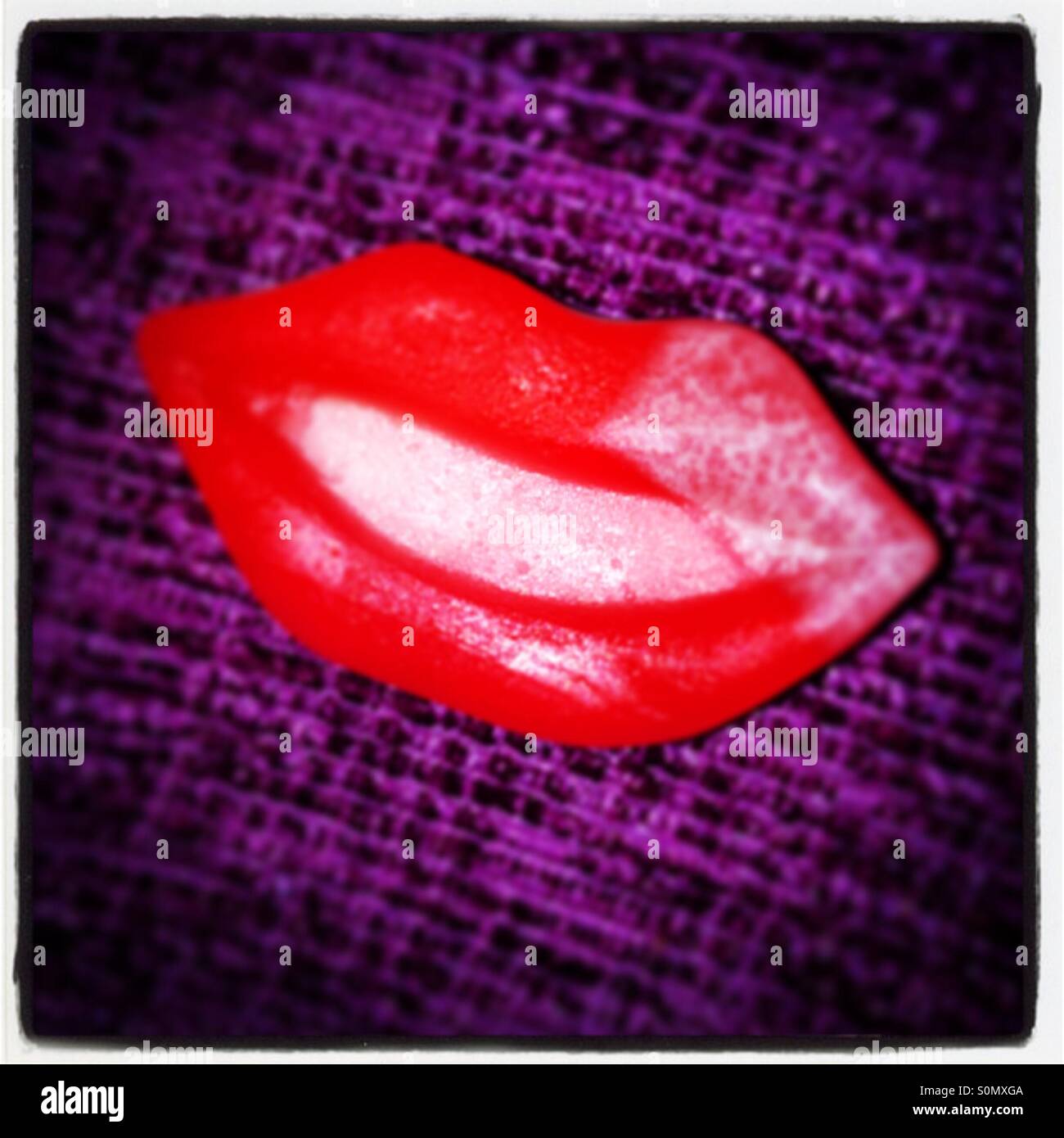 Lips kiss hires stock photography and images Alamy