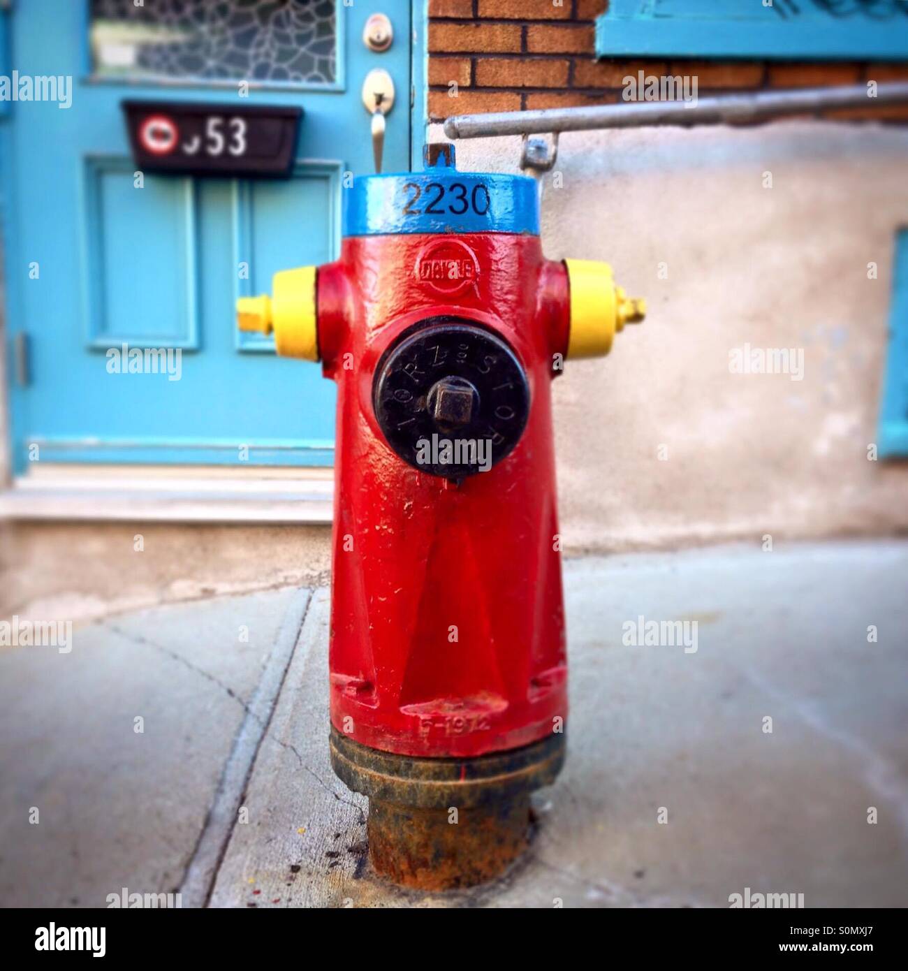 Quebec fire hydrant Stock Photo Alamy