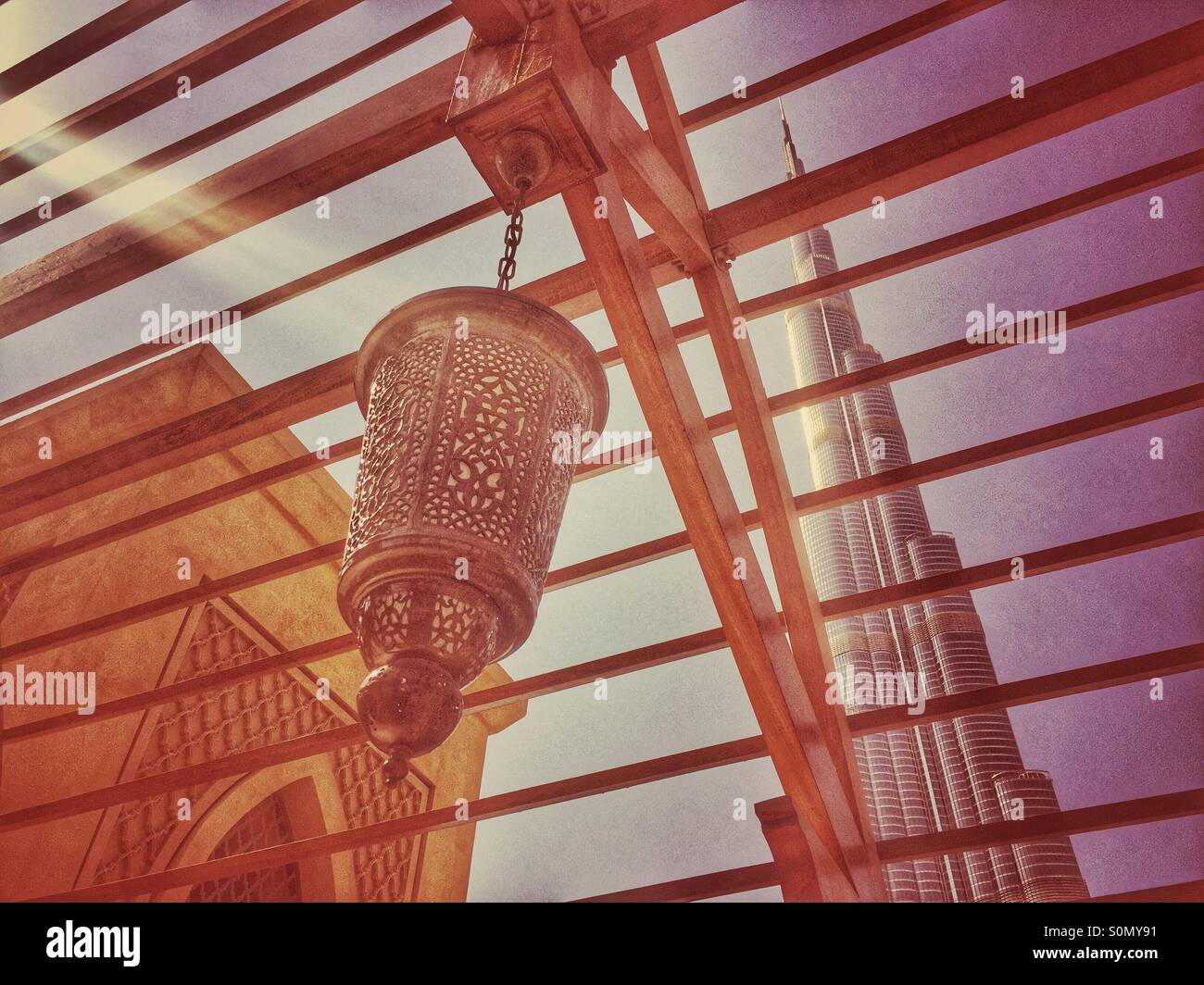 Burj khalifa Dubai - Smartphone Captured Stock Image