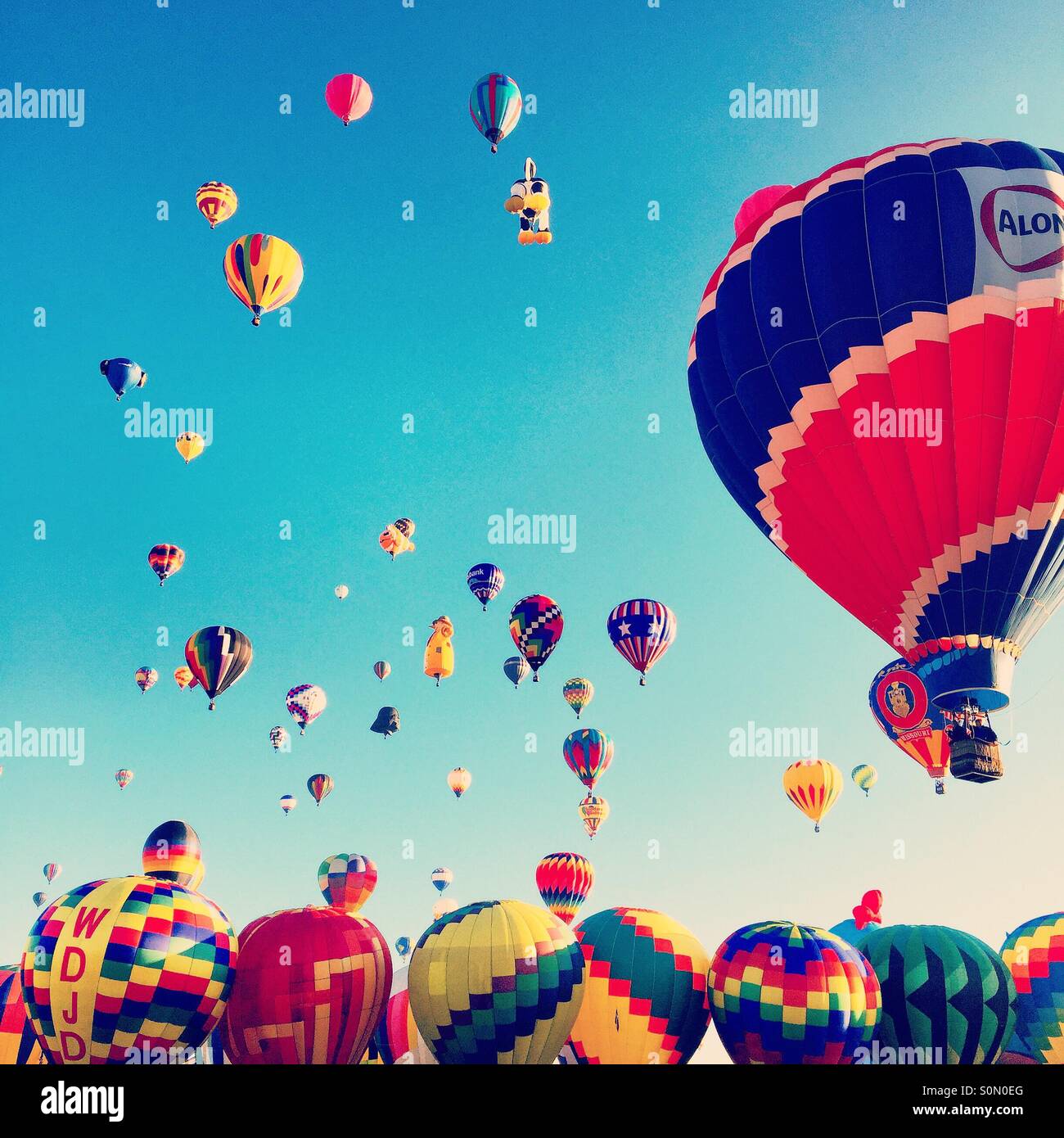 Albuquerque Balloon Festival Stock Photo
