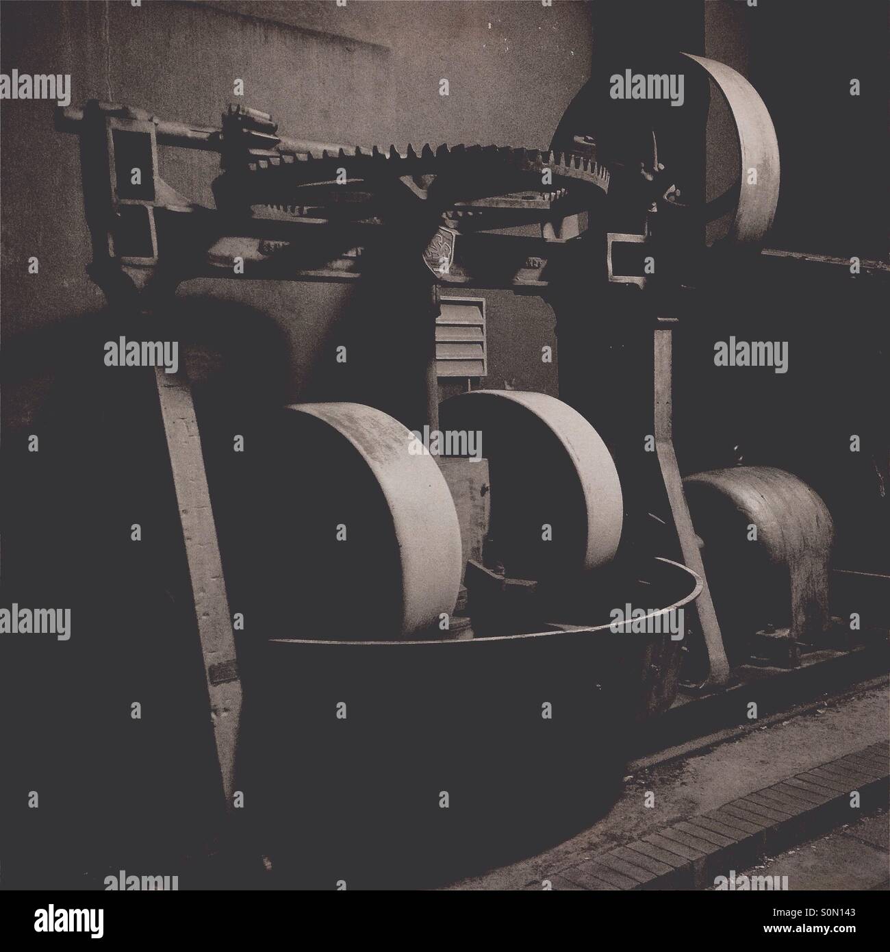 Vintage machinery - Smartphone Captured Stock Image