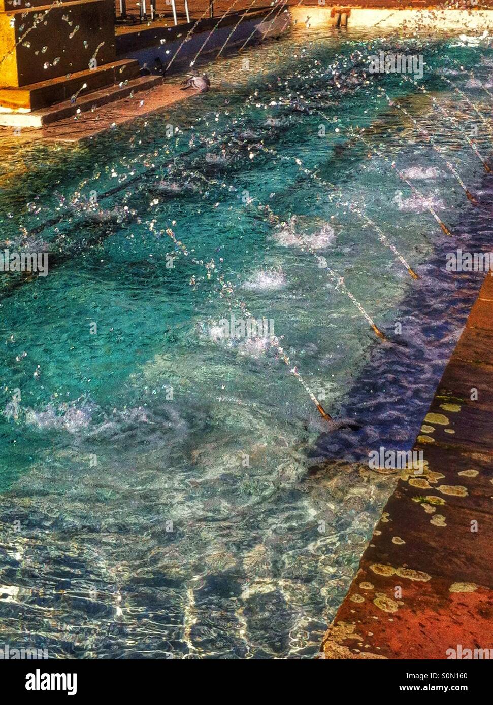 Fountain detail York North Yorkshire England UK - Smartphone Captured Stock Image