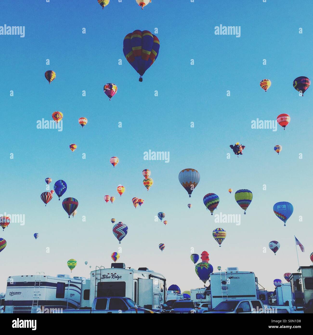 Albuquerque Balloon Festival. Stock Photo