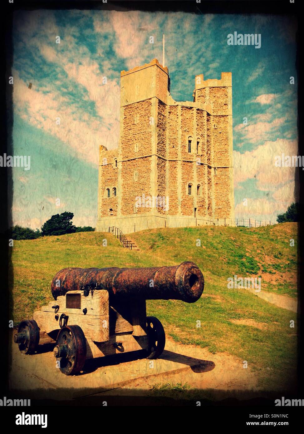 Orford Castle - Smartphone Captured Stock Image