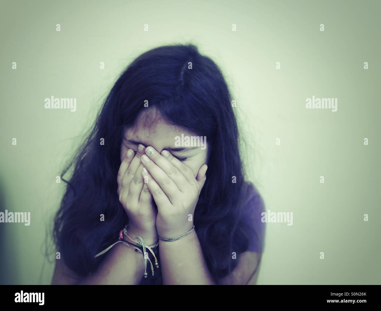 Depressed girl Stock Photo - Alamy