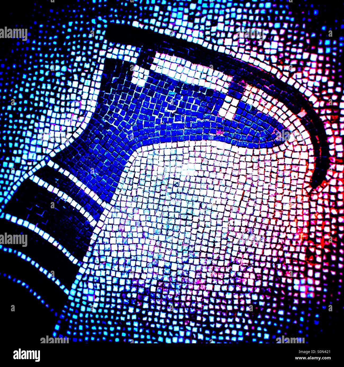Mosaic blade - Smartphone Captured Stock Image
