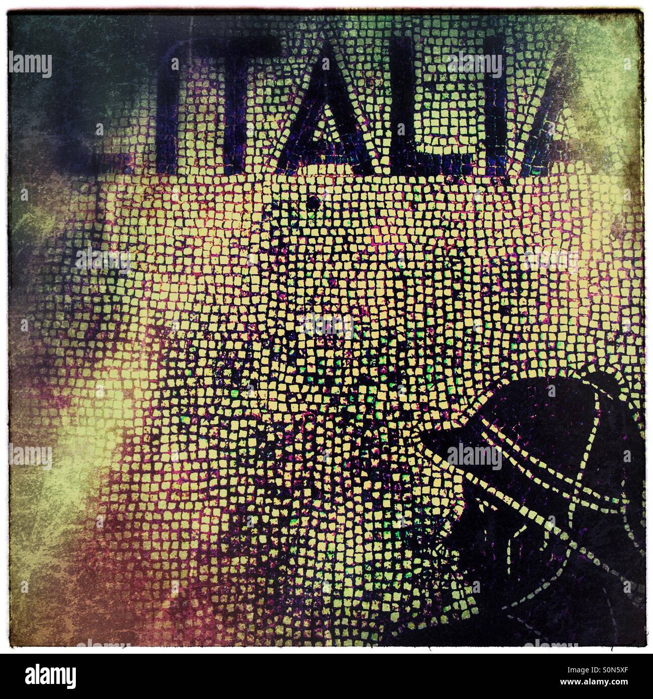 Grunge soldier - Smartphone Captured Stock Image