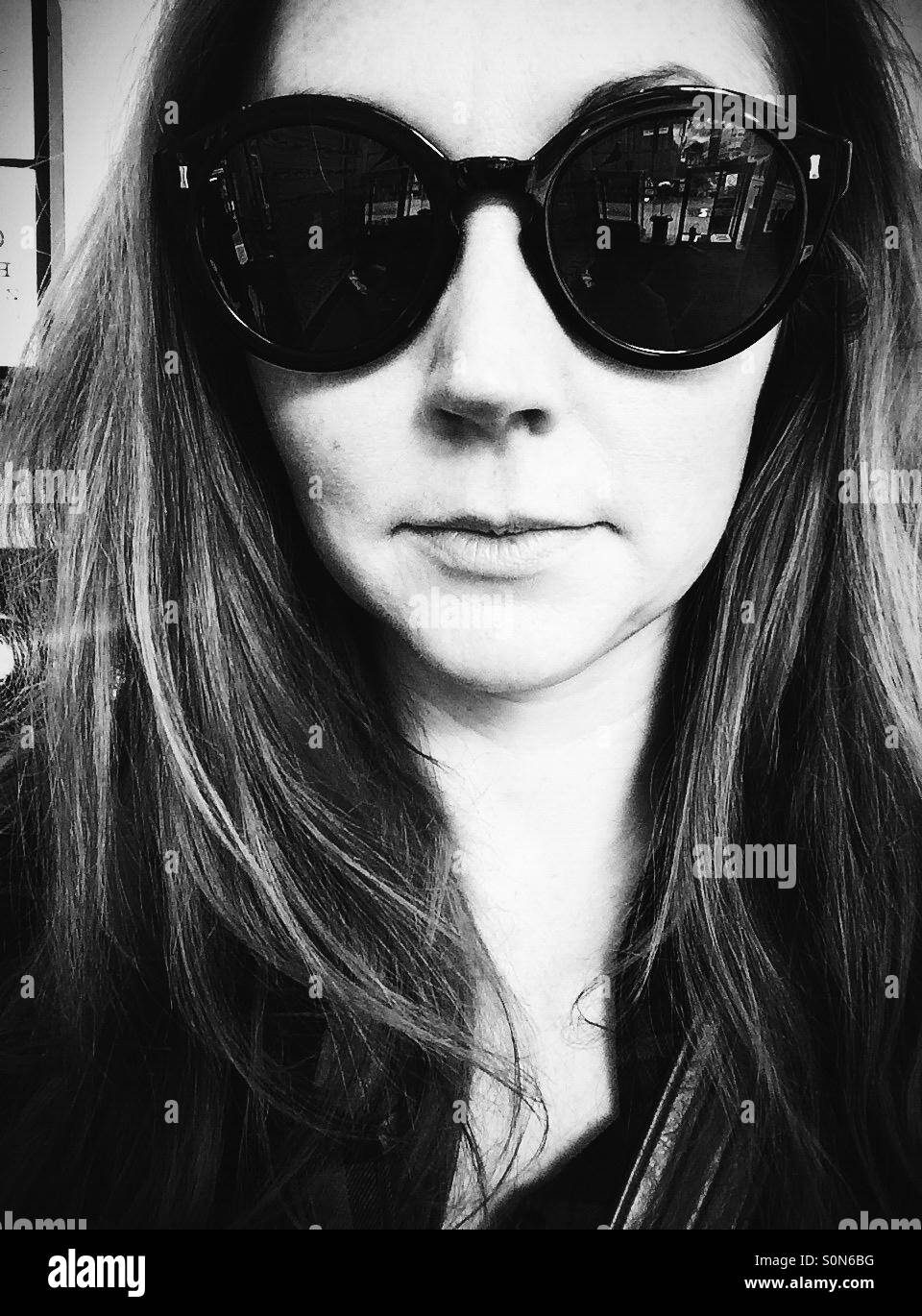 Lady Wearing Sunglasses Stock Photos & Lady Wearing Sunglasses Stock